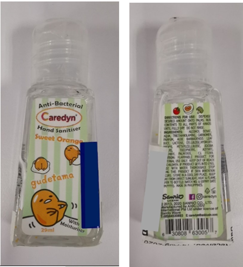 Caredyn hand sanitiser Caredyn hand sanitiser