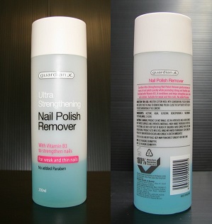 Guardian Strengthening Nail Polish Remover Guardian Strengthening Nail Polish Remover_ProductRecall_2017