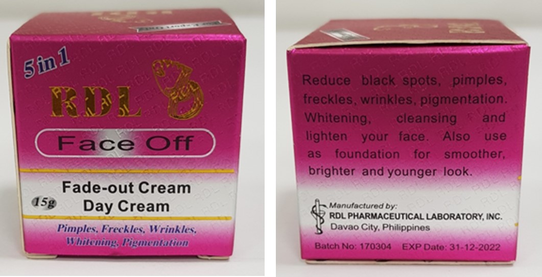 rdl cream for pimples