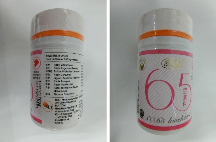 SLT 65 Lovelicare_1 SLT 65 Lovelicare_1_ProductRecall_2019